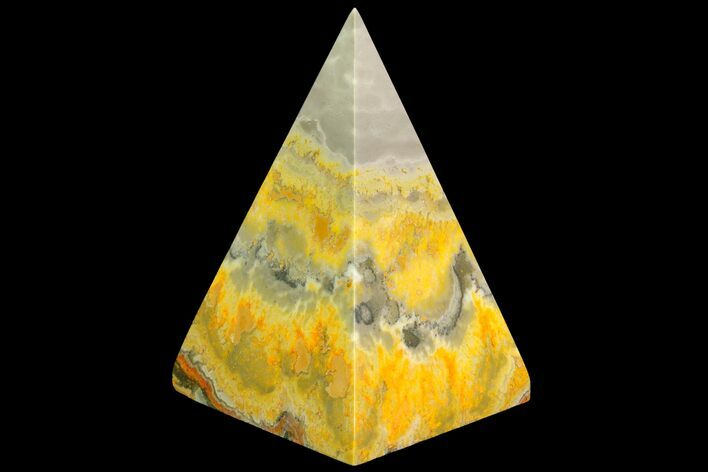 Polished Bumblebee Jasper Pyramid - Indonesia #115006